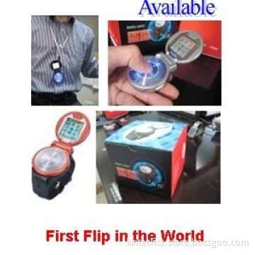Watch mobile phone with flip in world and with support TF card 2GB with Network:GSM900/DCS1800,GSM850/PCS1900